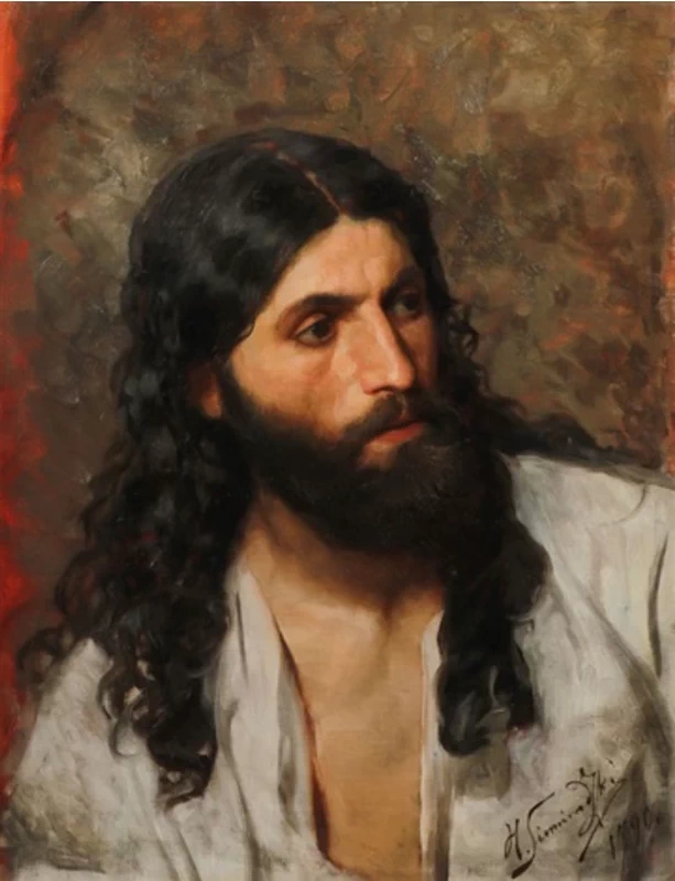Henryk Siemiradzki - 128, Ritratto di un uomo barbuto